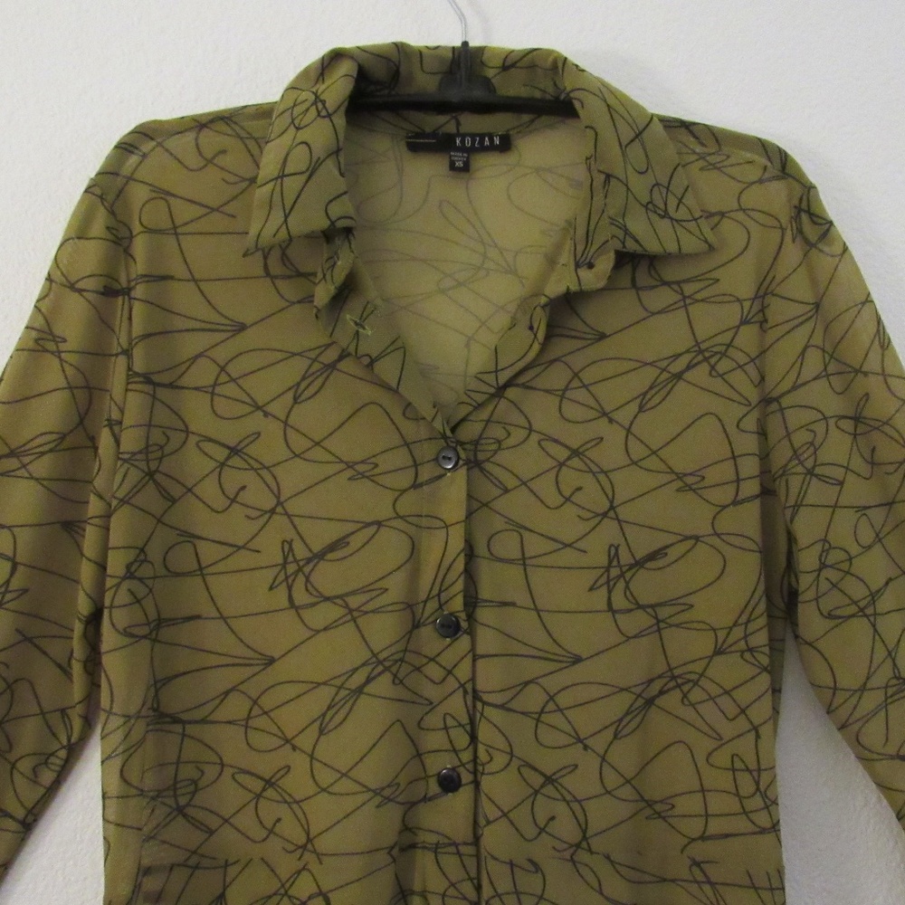 Sheer floaty topper with high/low hem - Picture 4 of 12